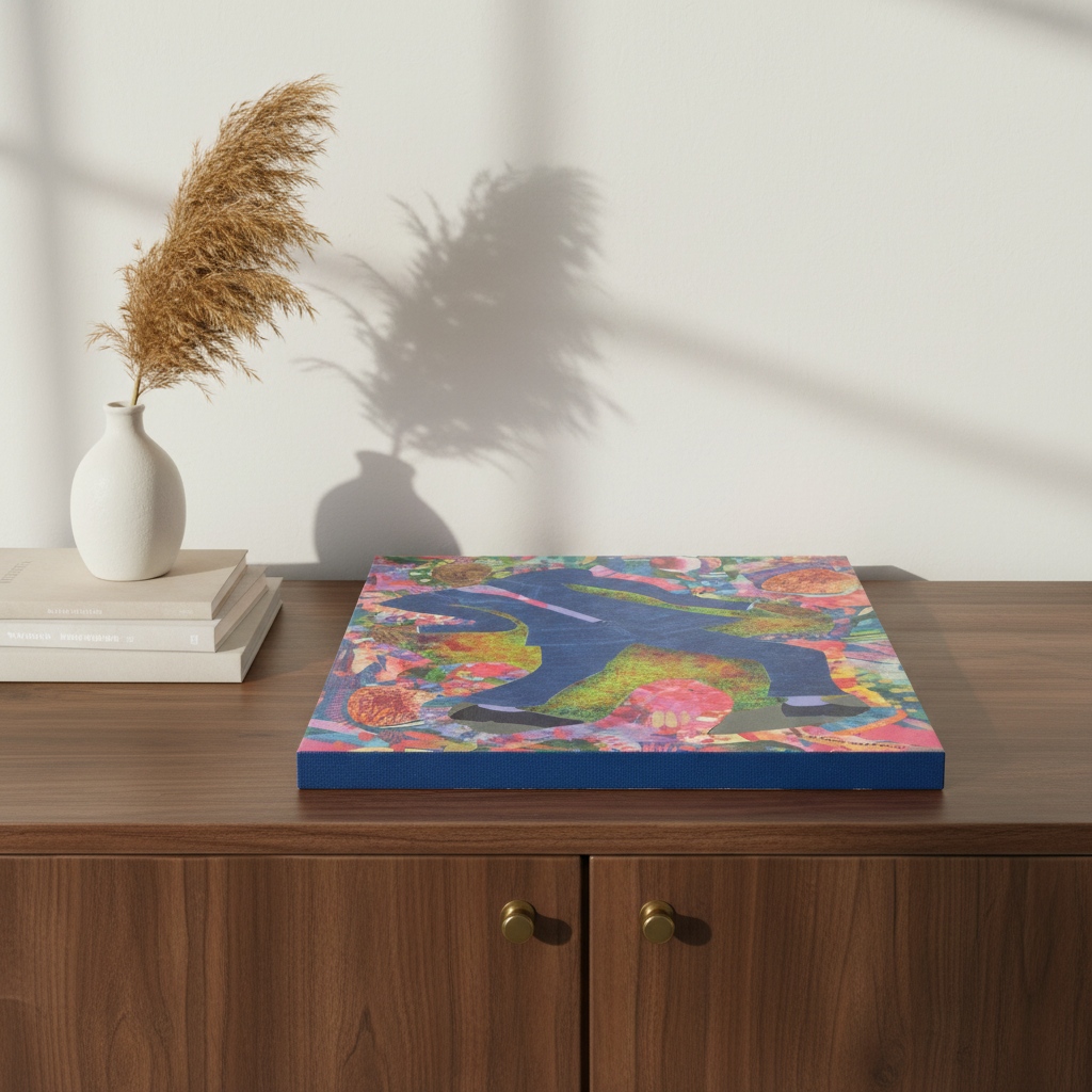 Black Man Dancing Canvas Wall Art | African American Decor