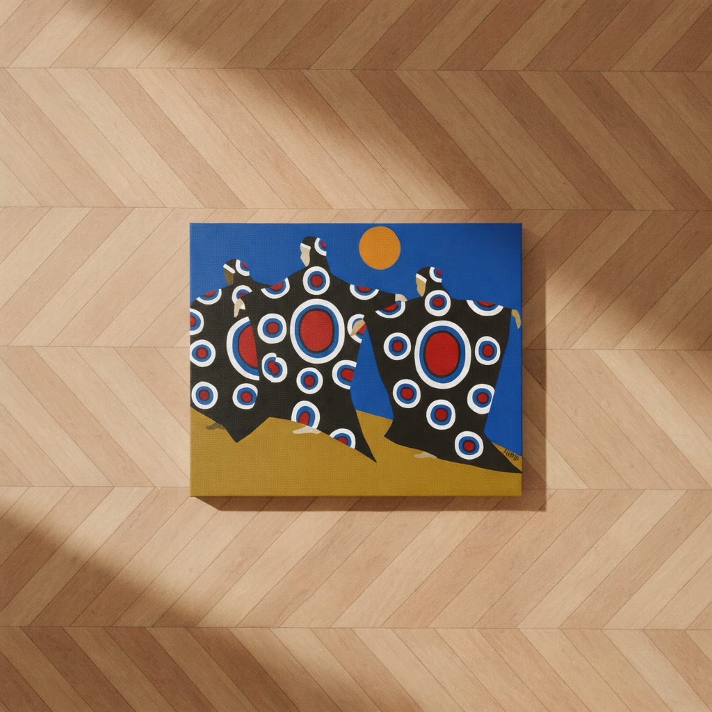 Dougla Heritage Dance Art Print | Afrocentric Cultural Wall Decor