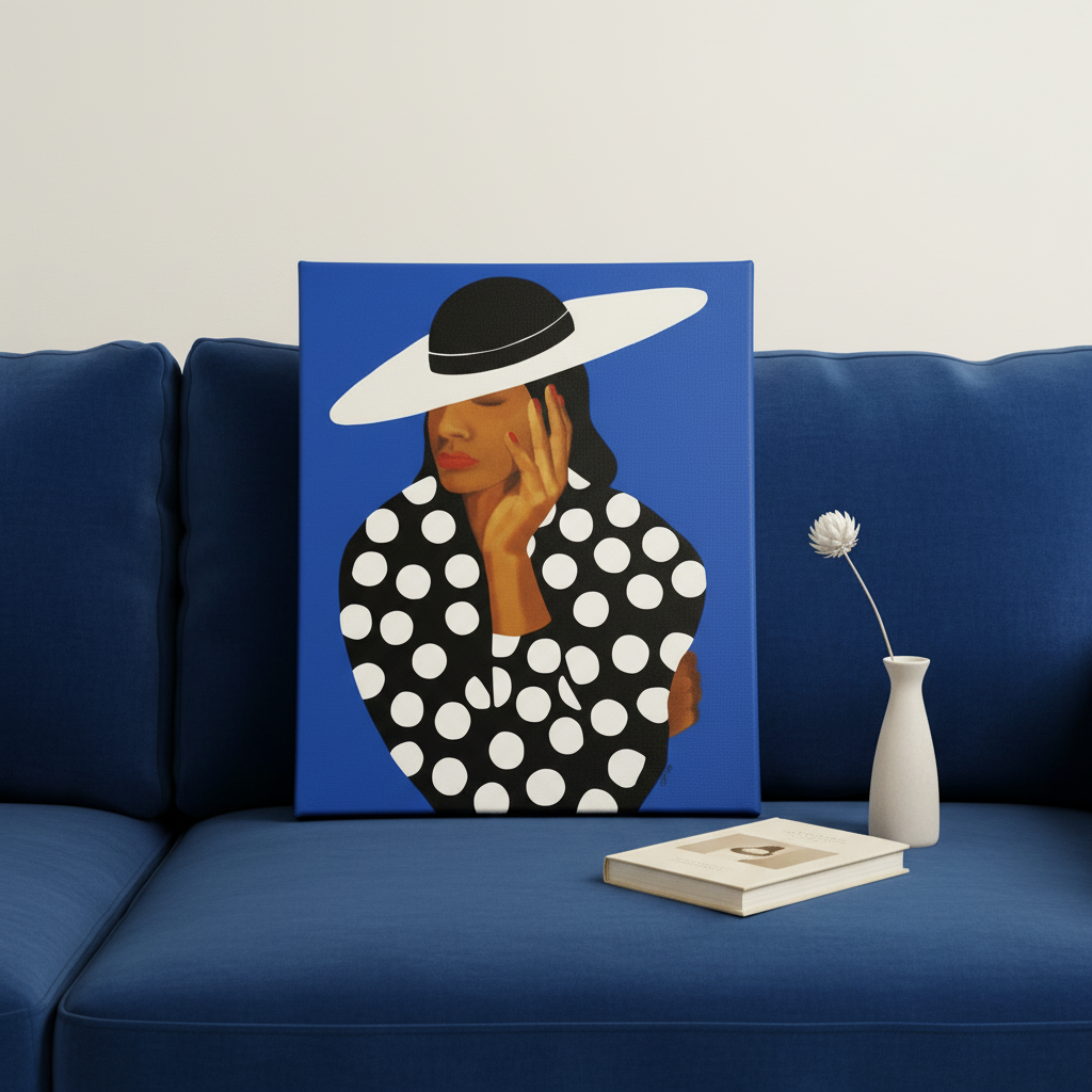Black Woman Fashion Art Print | African American Wall Decor