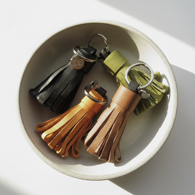 Handcrafted Leather Tassel – Small