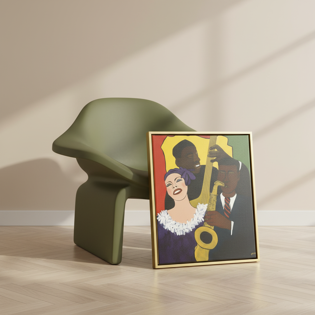 Black Jazz Musicians Art Print | African American Music Wall Decor