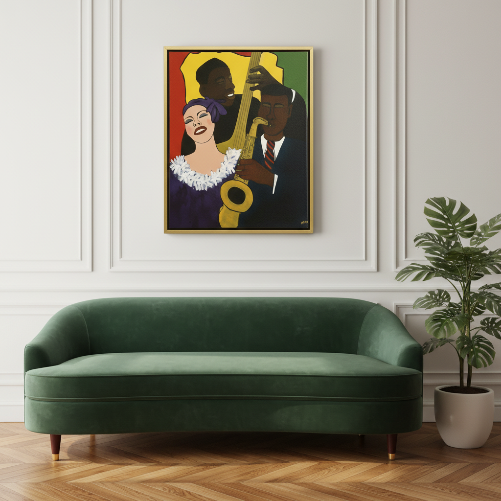 Black Jazz Musicians Art Print | African American Music Wall Decor