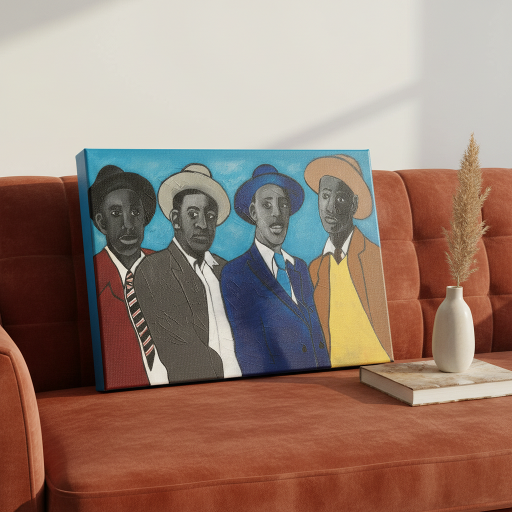 Black Dandyism Art Print | African American Wall Decor