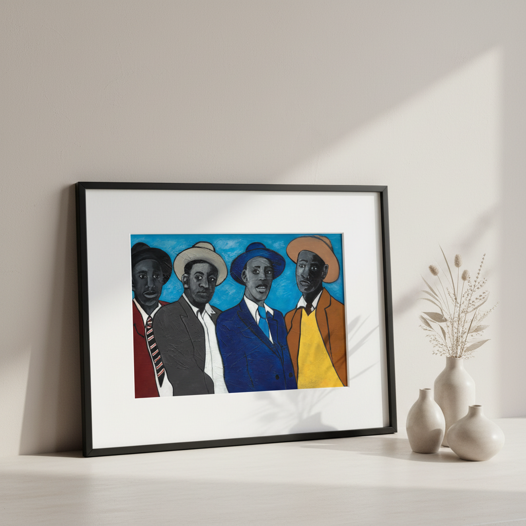 Black Dandyism Art Print | African American Wall Decor