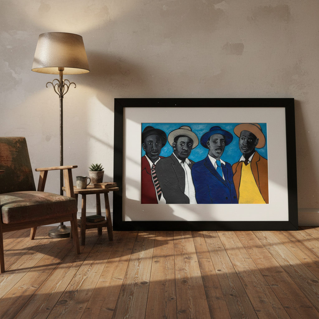 Black Dandyism Art Print | African American Wall Decor