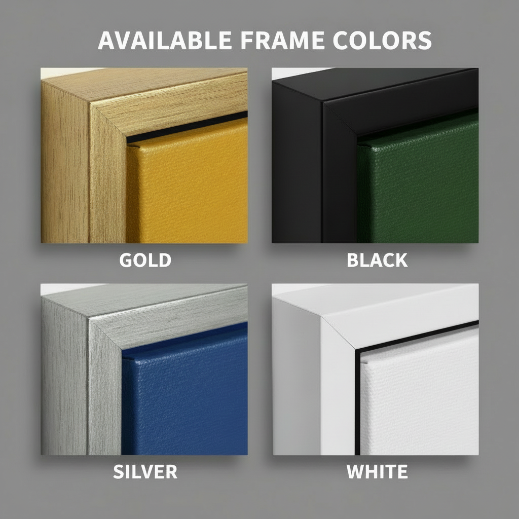 Black Spiritual Framed Canvas Wall Art | African American Home Decor