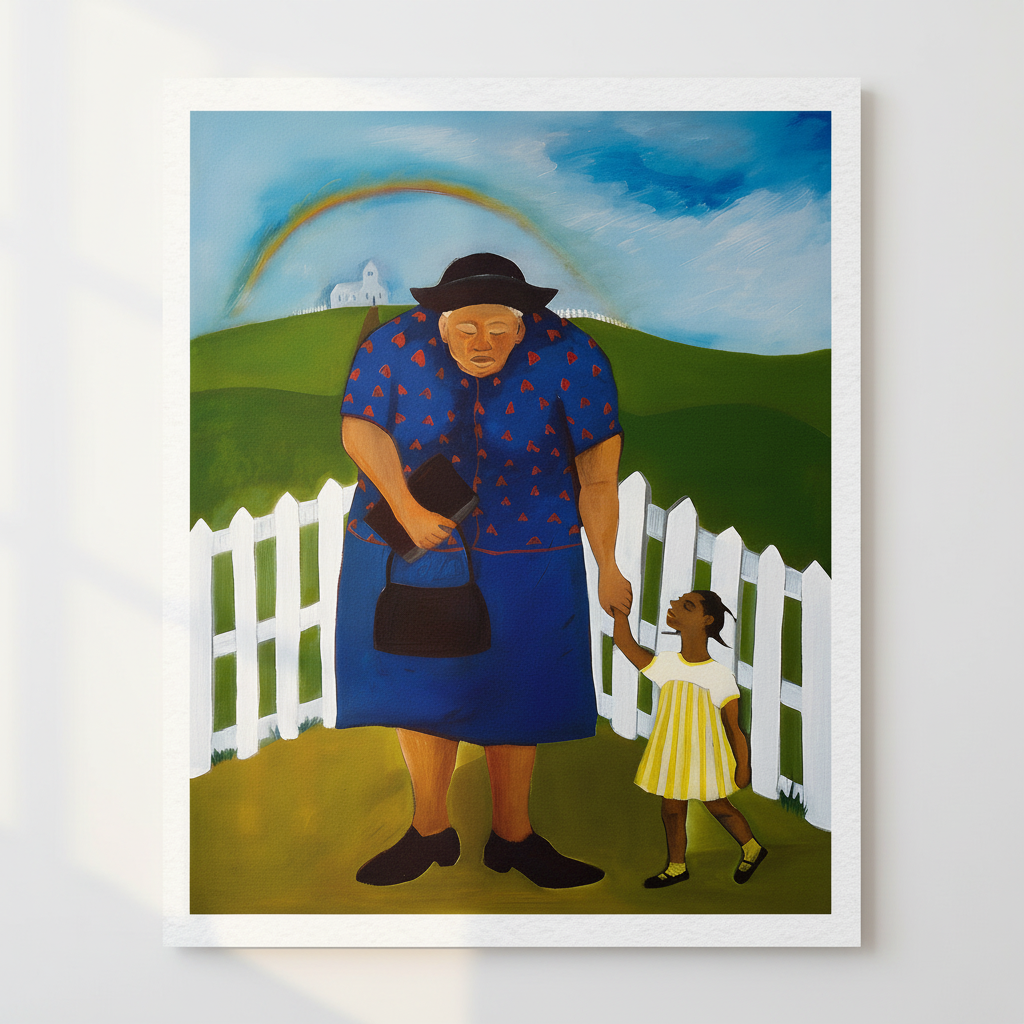 Black Church Wall Art | Framed African American Heritage Decor