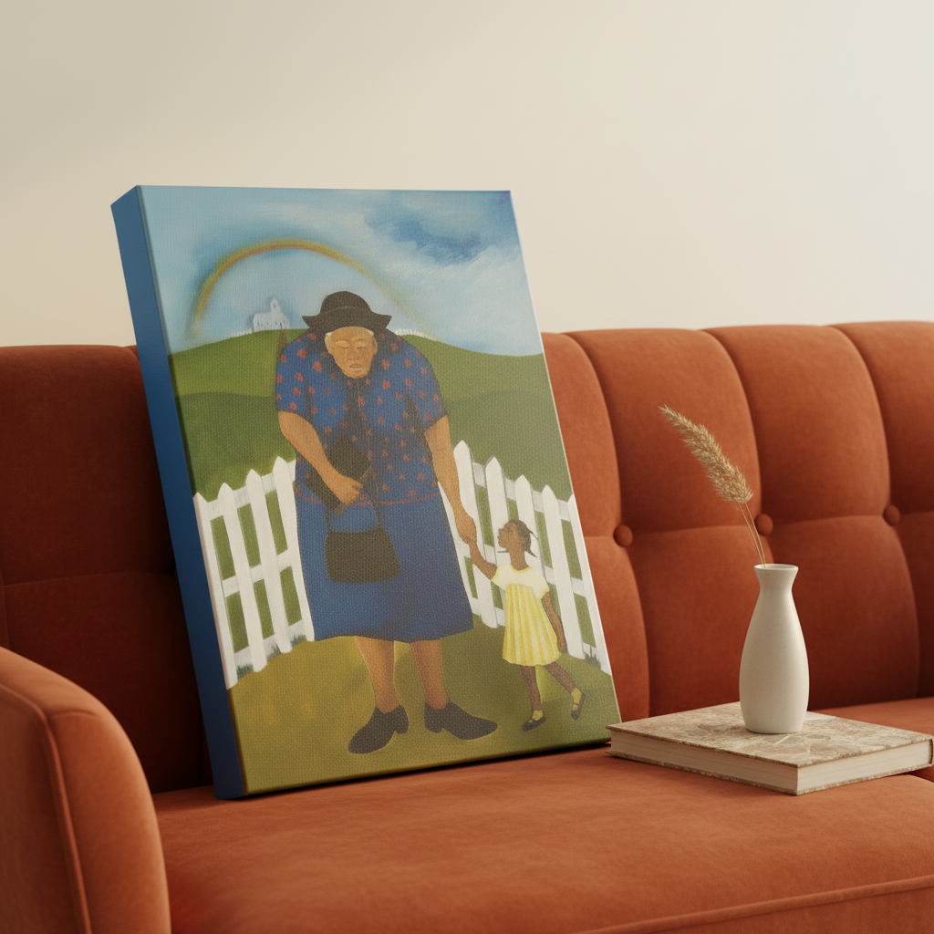 Goin' to Church — Canvas Print