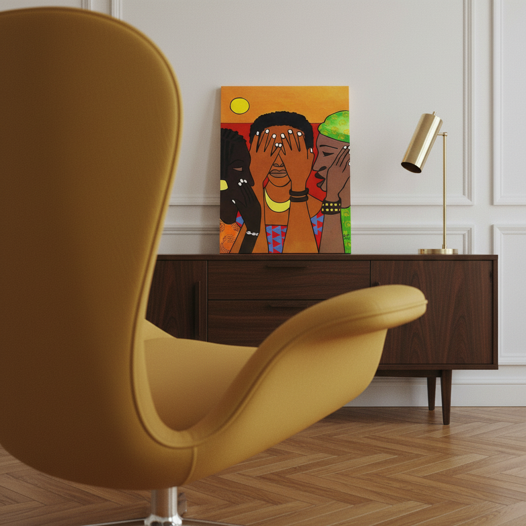 Black Girls Quote Canvas Wall Art | African American Home Decor