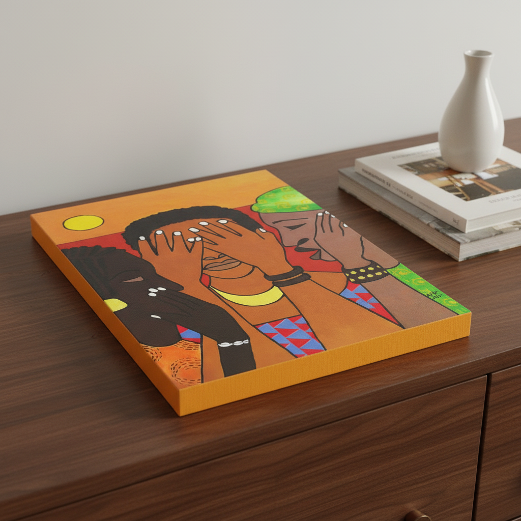 Black Women Framed Canvas Wall Art (Empowerment) | African American Decor