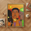 Black Women Framed Canvas Wall Art (Empowerment) | African American Decor