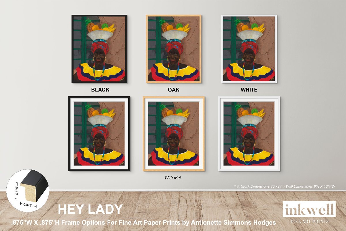 Hey Lady - Framed Fine Art Print