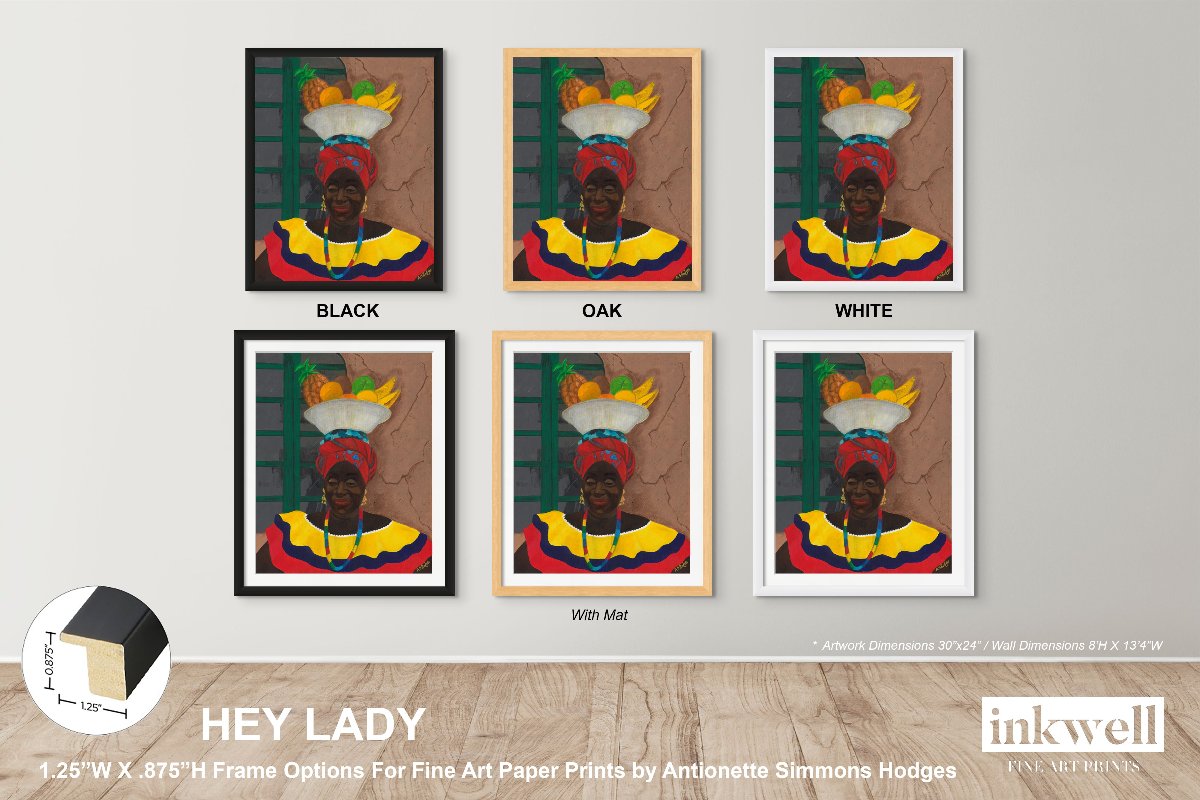 Hey Lady - Framed Fine Art Print