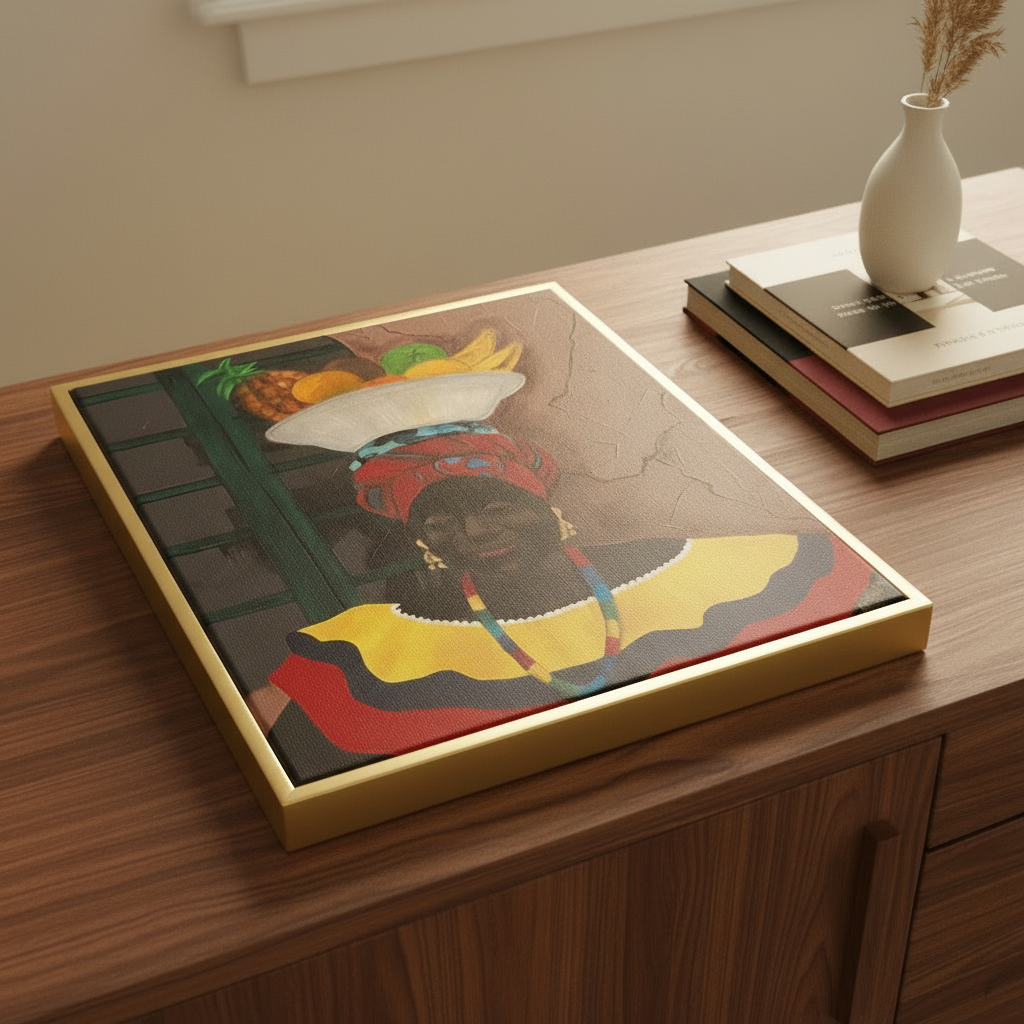 Travel-Inspired Framed Canvas Wall Art | African American Home Decor