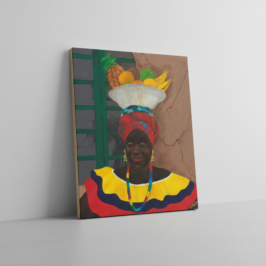 Hey Lady Stretched Canvas Painting - Original Artwork