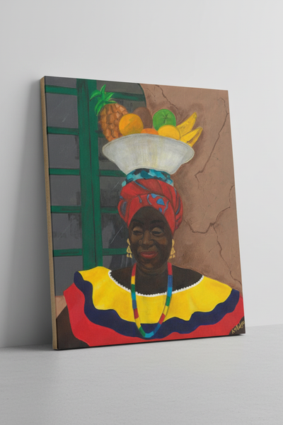 Hey Lady Stretched Canvas Painting - Original Artwork