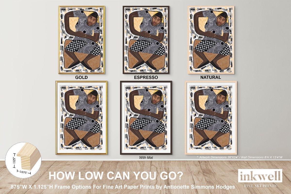 How Low Can You Go? - Framed Art Print