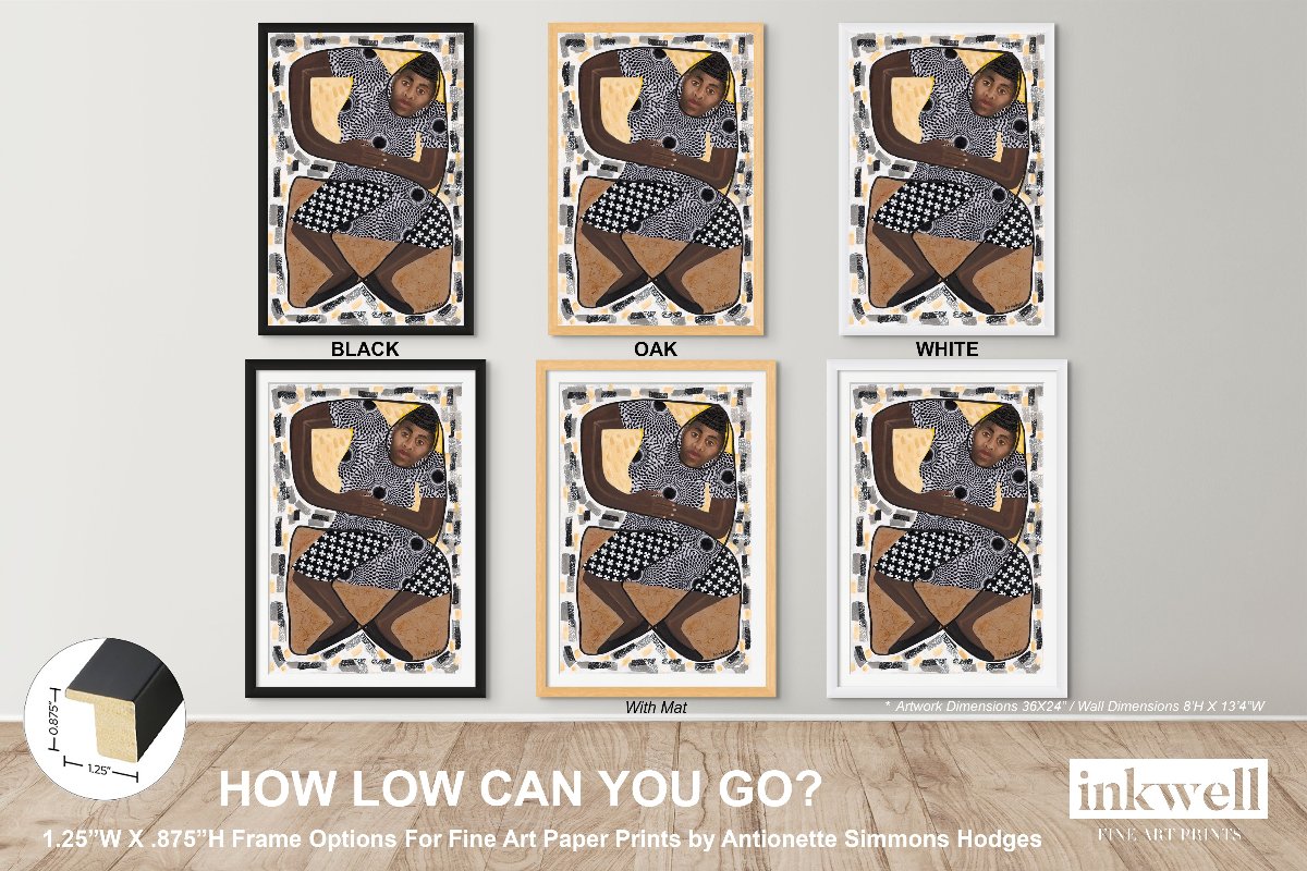 How Low Can You Go? - Framed Art Print