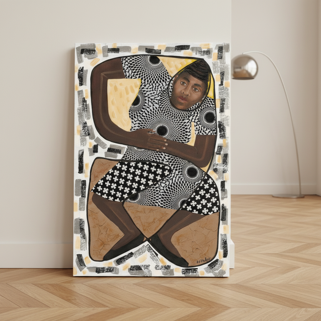 Caribbean Dance Framed Canvas Wall Art | African American Decor