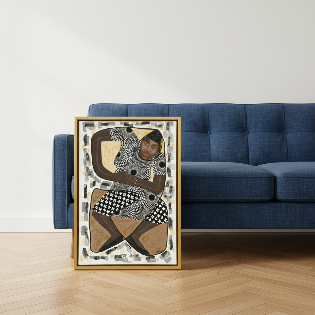 Caribbean Dance Framed Canvas Wall Art | African American Decor