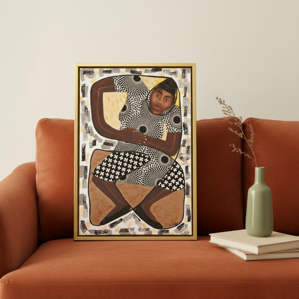 Caribbean Dance Framed Canvas Wall Art | African American Decor