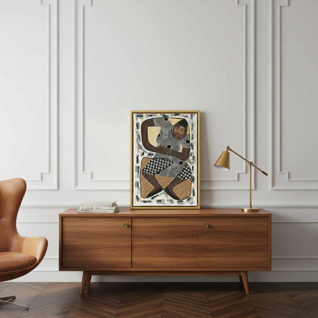 Caribbean Dance Framed Canvas Wall Art | African American Decor