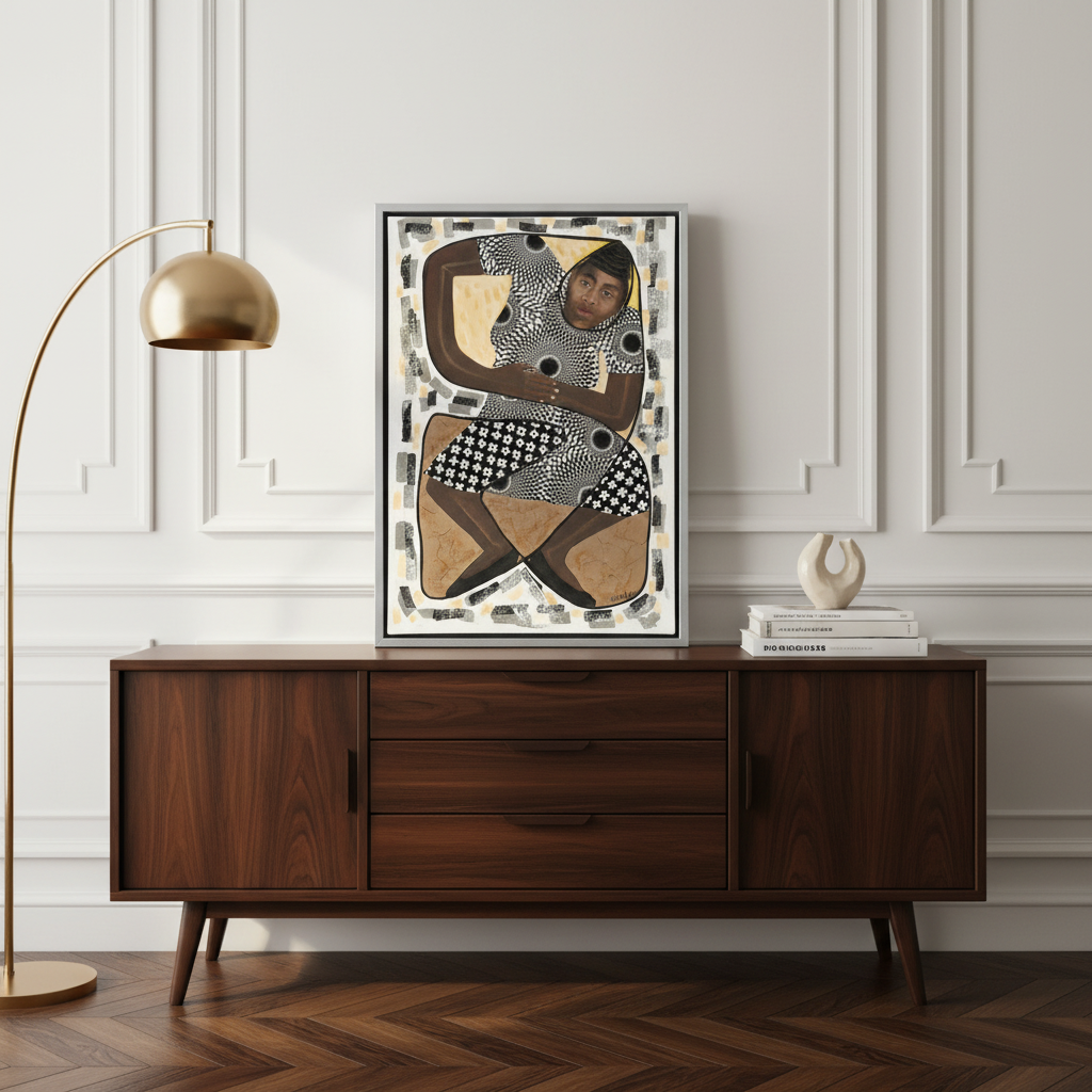 Caribbean Dance Framed Canvas Wall Art | African American Decor