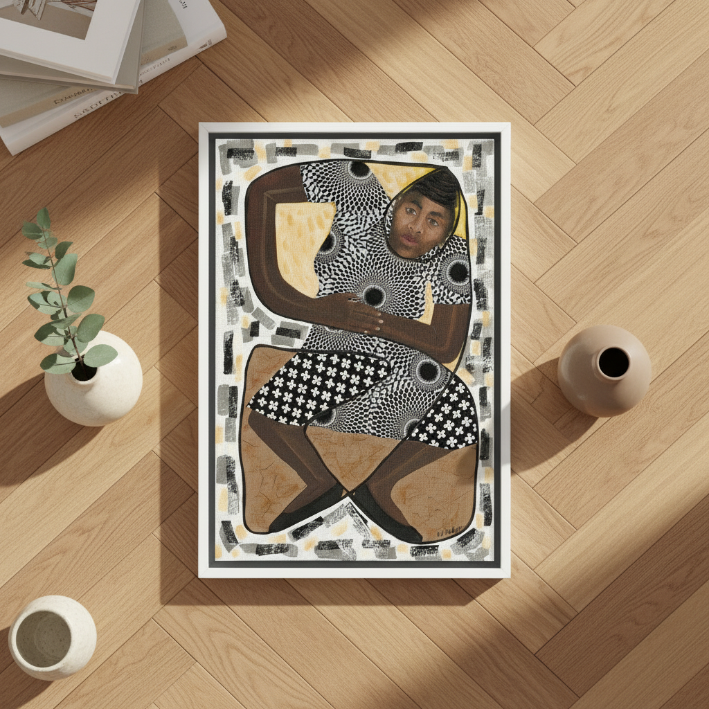 Caribbean Dance Framed Canvas Wall Art | African American Decor