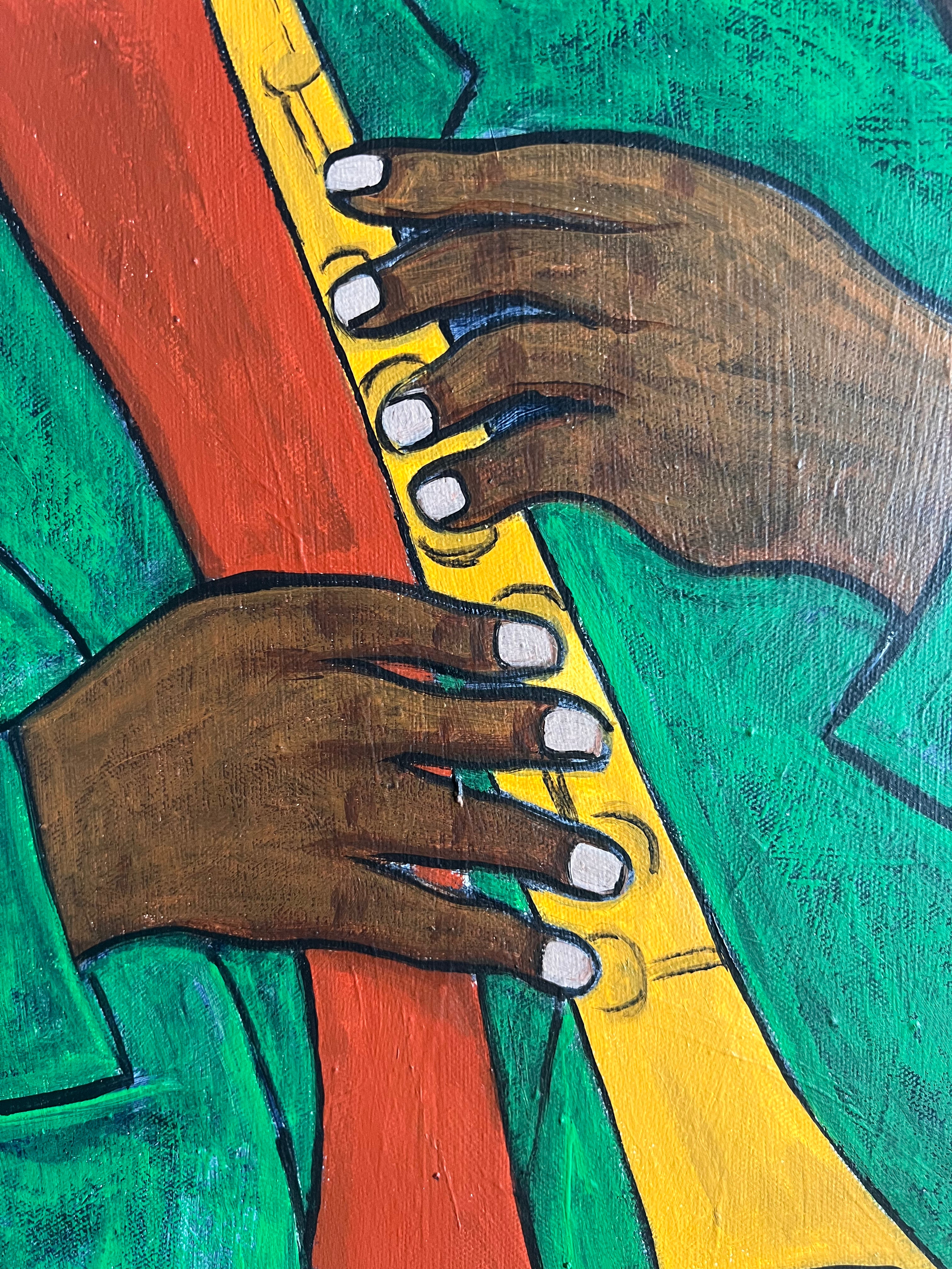 The Three Musicians - Original Artwork - Antionette's Artistry