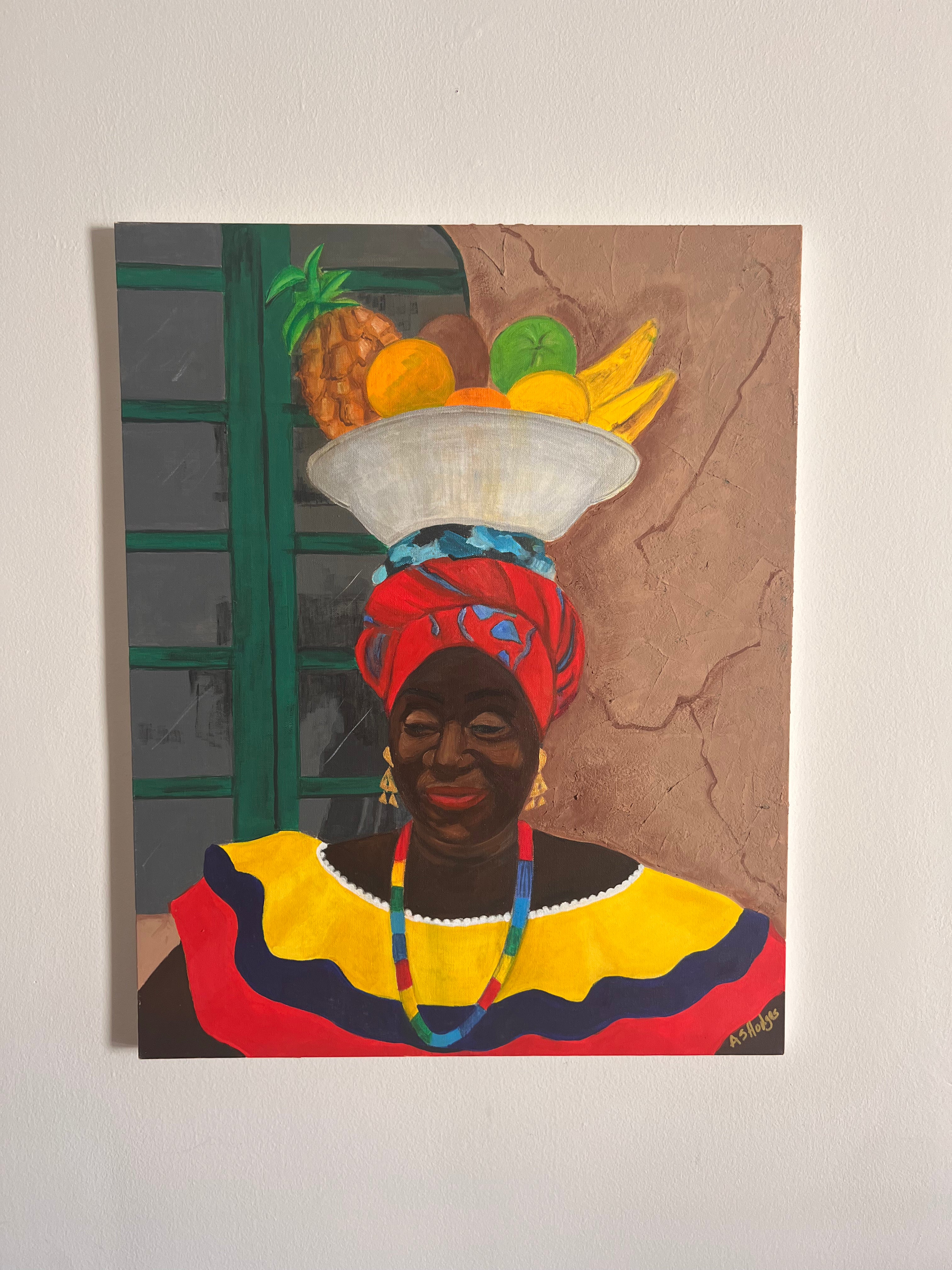 Hey Lady Stretched Canvas Painting - Original Artwork - Antionette's Artistry