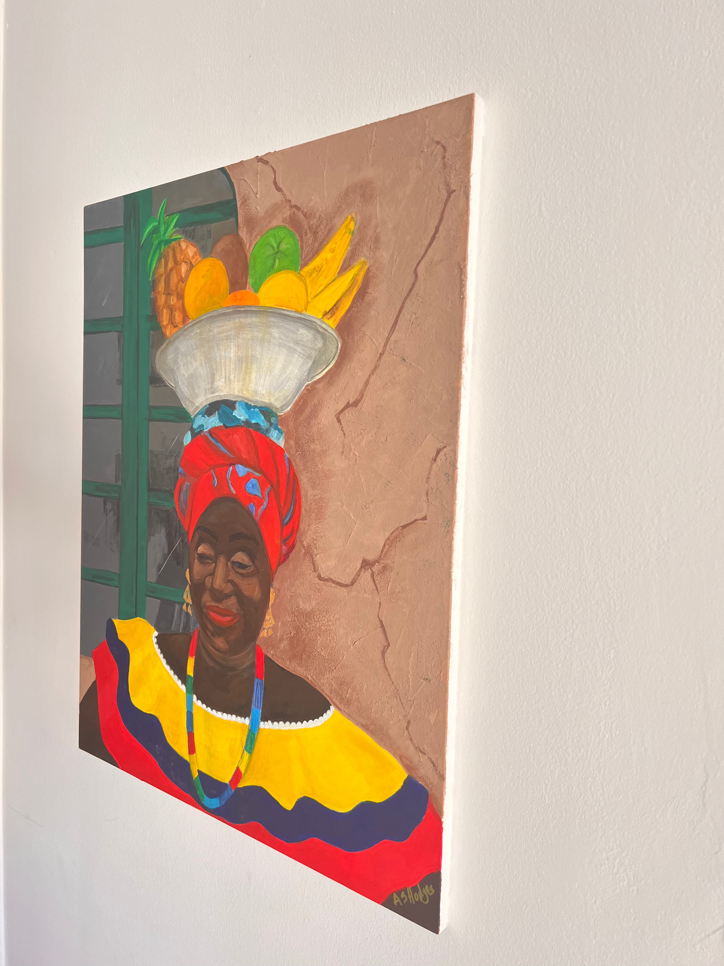 Hey Lady Stretched Canvas Painting - Original Artwork - Antionette's Artistry