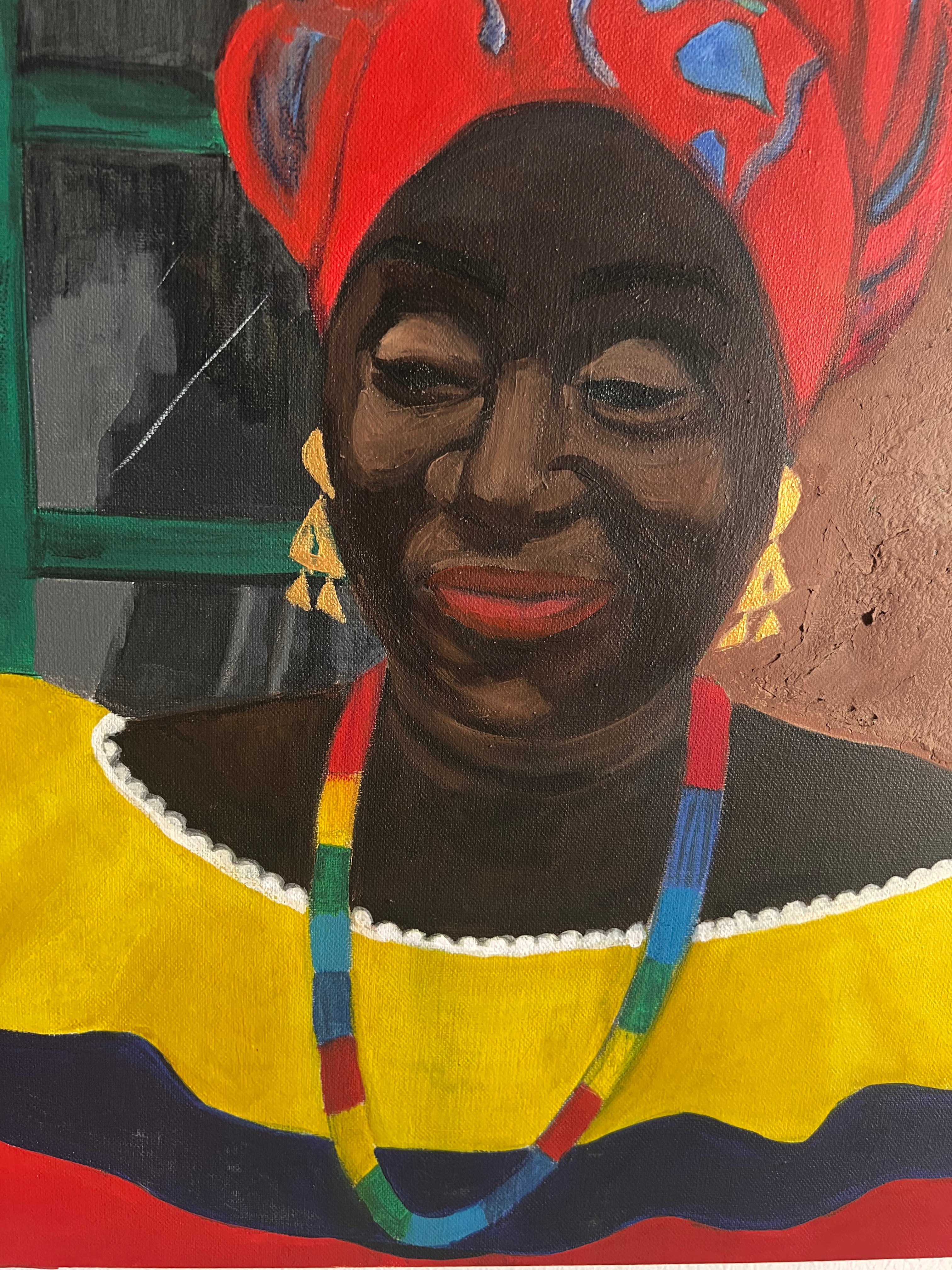 Hey Lady Stretched Canvas Painting - Original Artwork - Antionette's Artistry