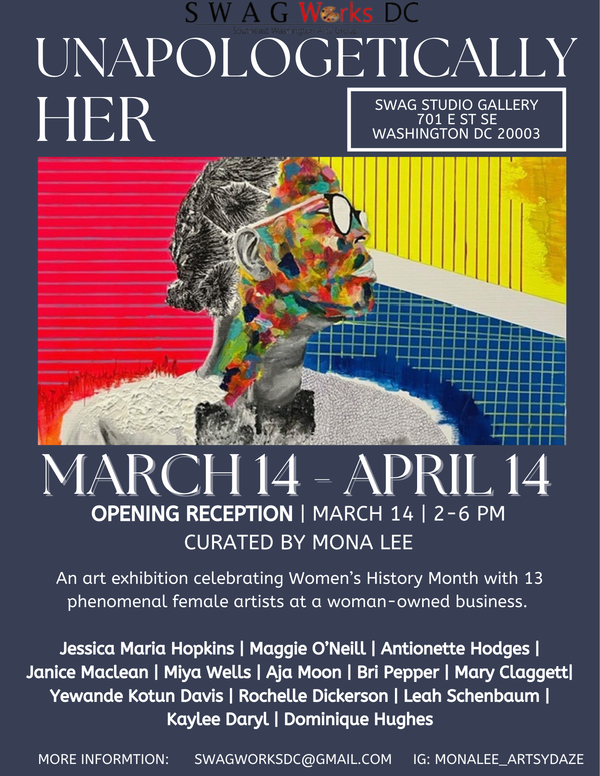 Antionette Simmons Hodges at exhibition