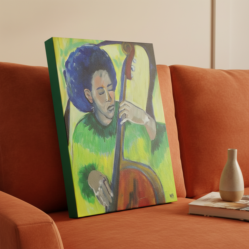 Black Musician Art Print | African American Music Wall Decor
