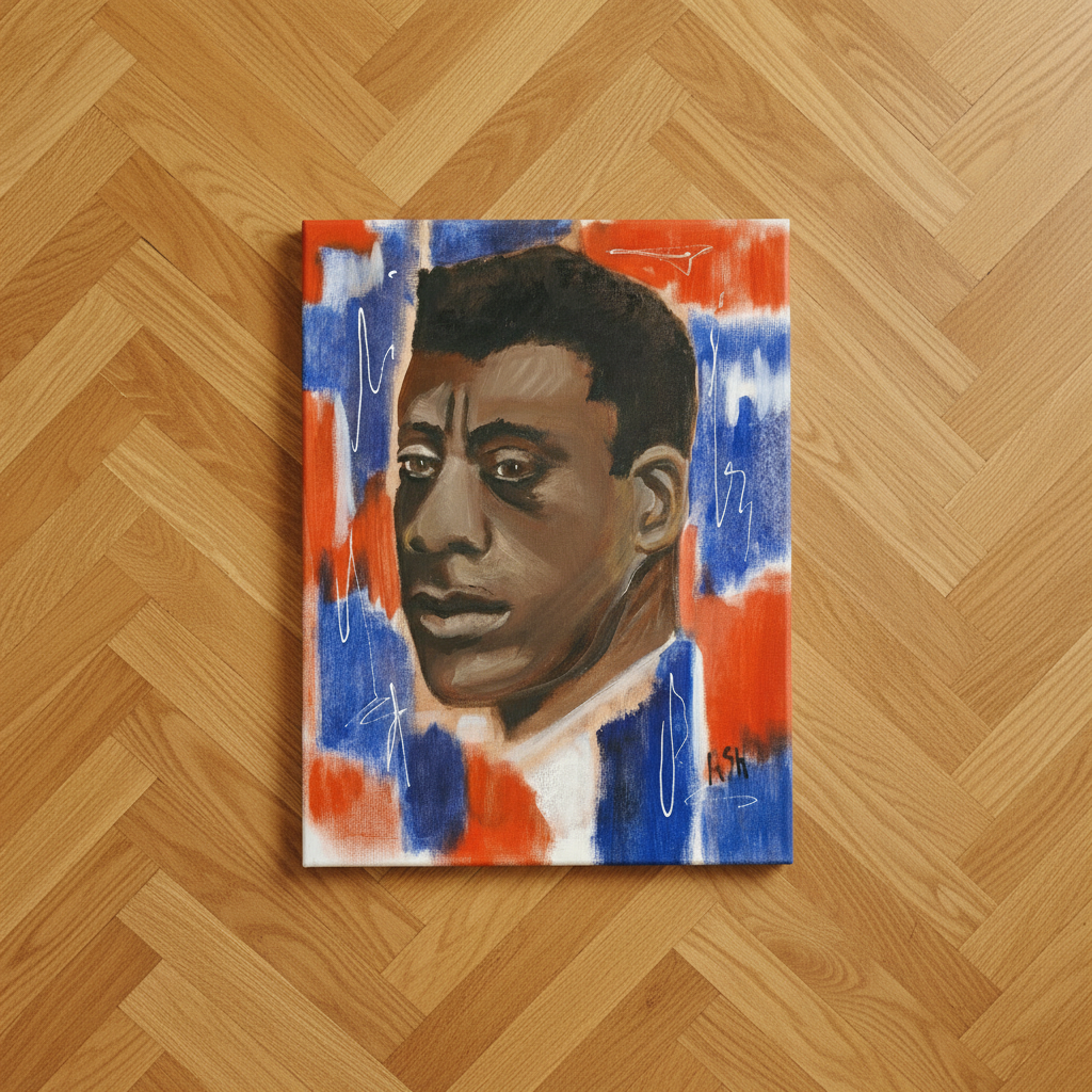 James Baldwin Art Print | African American Literary Wall Decor