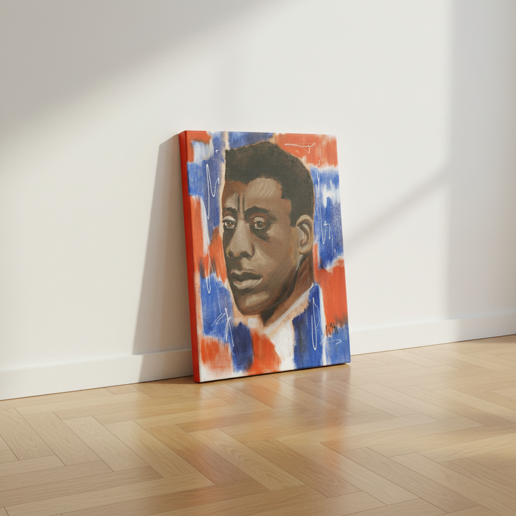 James Baldwin Art Print | African American Literary Wall Decor