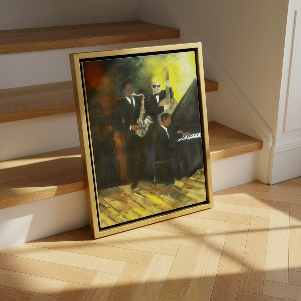 Black Jazz Musicians Wall Art | Framed African American Home Decor