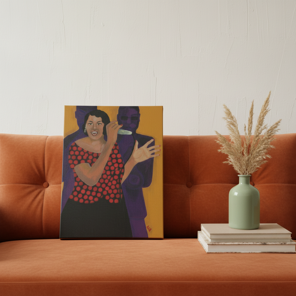 Jazz Singer — Canvas Print