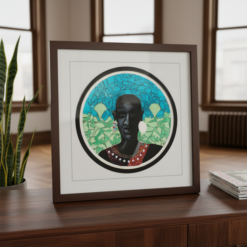 Maasai Warrior Art Print | African American Cultural Wall Decor