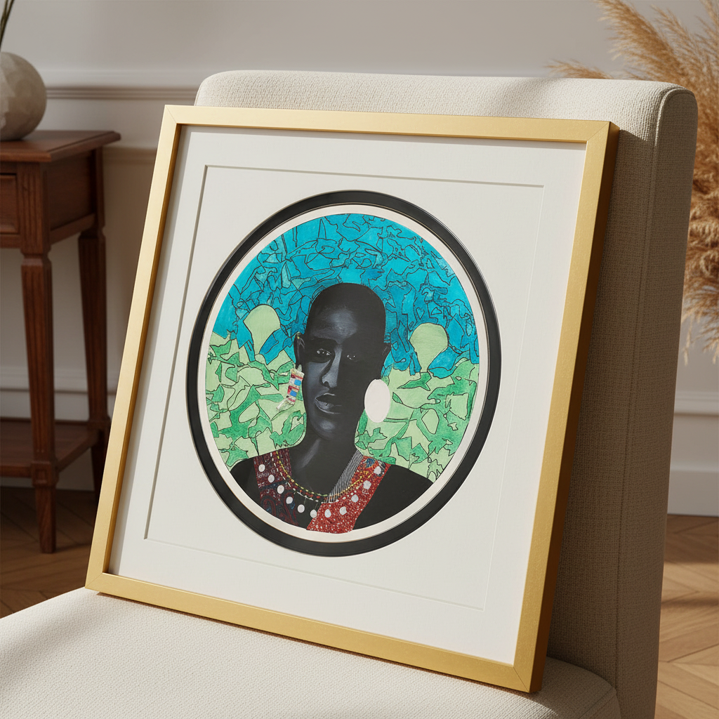 Maasai Warrior Art Print | African American Cultural Wall Decor