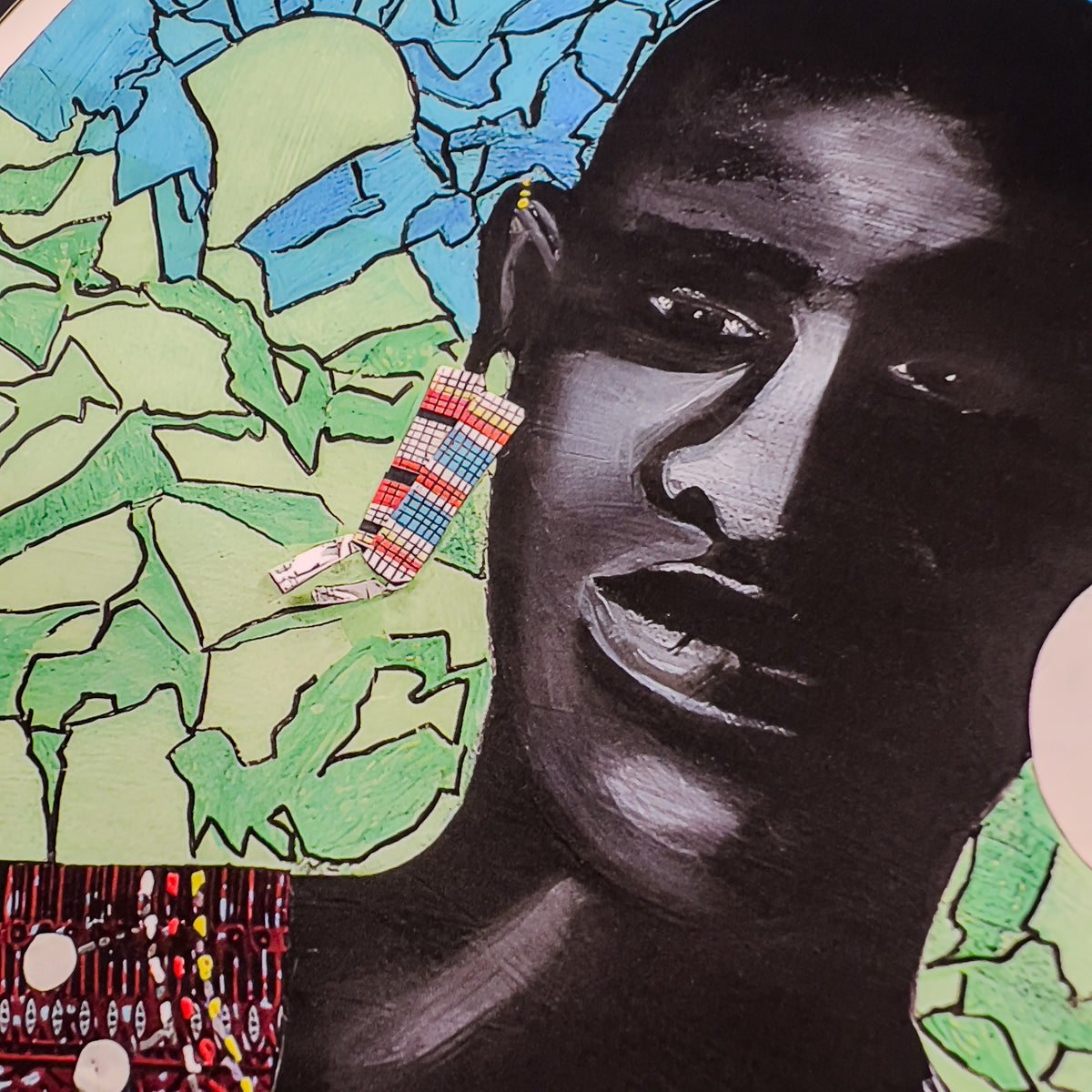 Maasai Warrior Art Print | African American Cultural Wall Decor