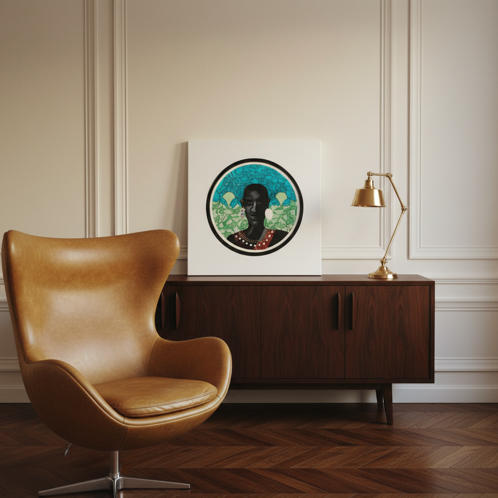 African Warrior Canvas Wall Art | African American Decor