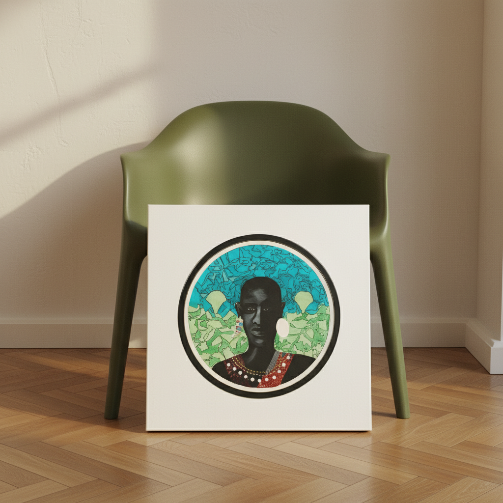 African Warrior Canvas Wall Art | African American Decor