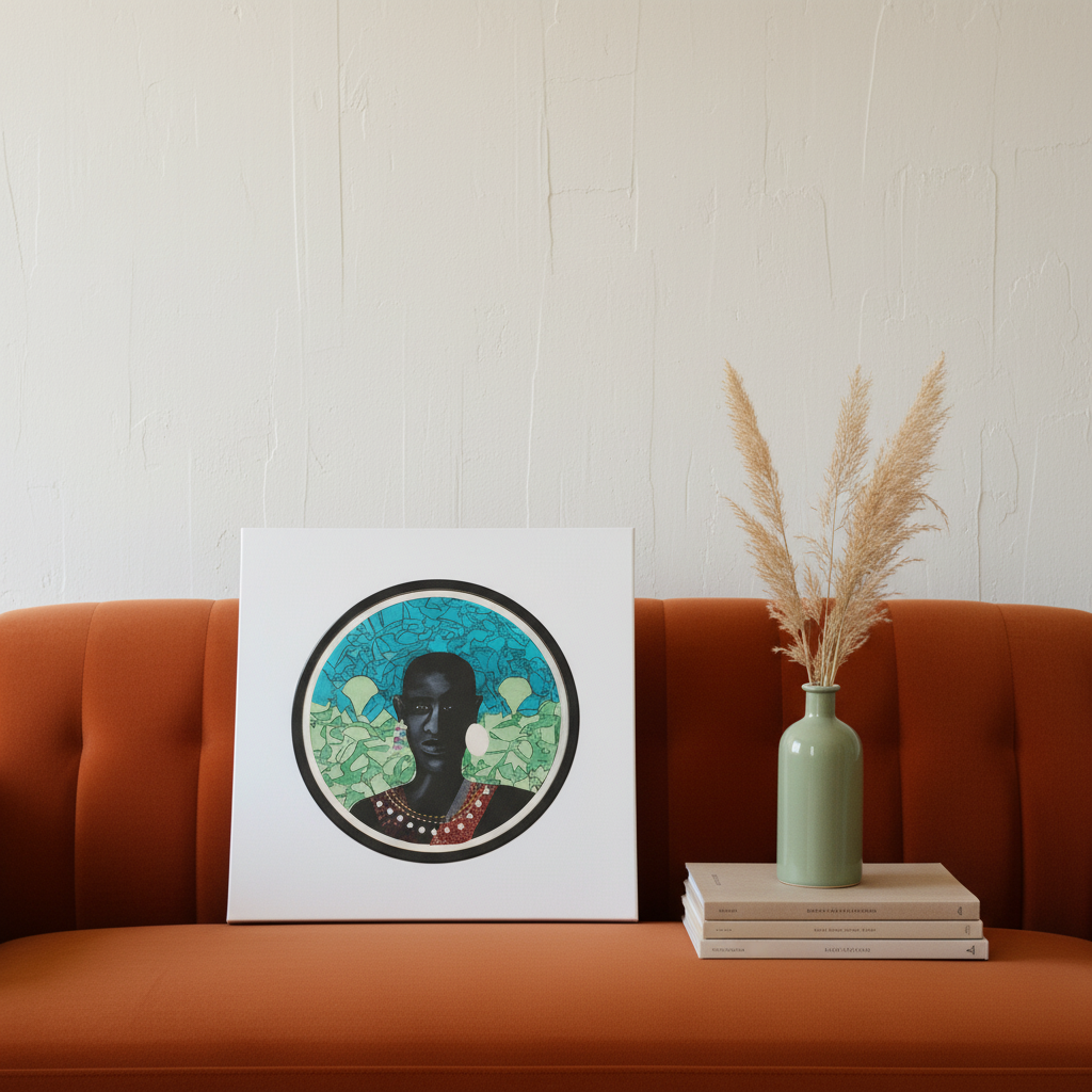African Warrior Canvas Wall Art | African American Decor