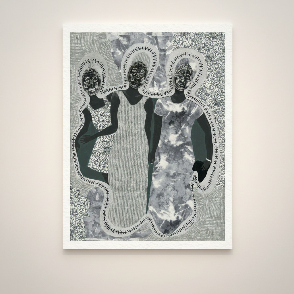 Black Women Diaspora Art Print | African American Wall Decor
