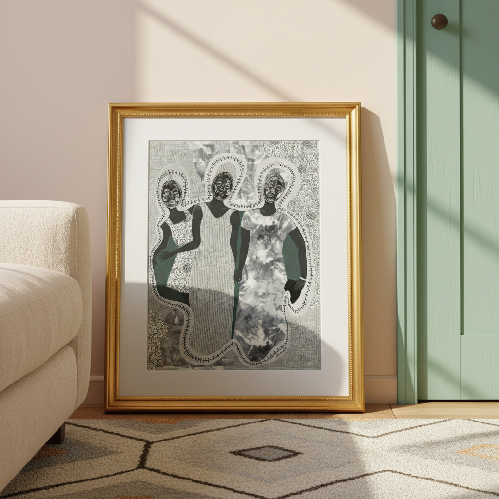 Black Women Diaspora Art Print | African American Wall Decor