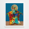 Black Mother Earth Art Print | African American Spiritual Wall Decor