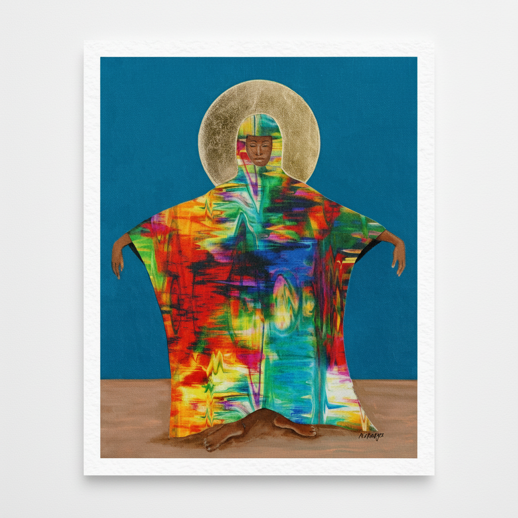 Black Mother Earth Wall Art | Framed African American Spiritual Decor