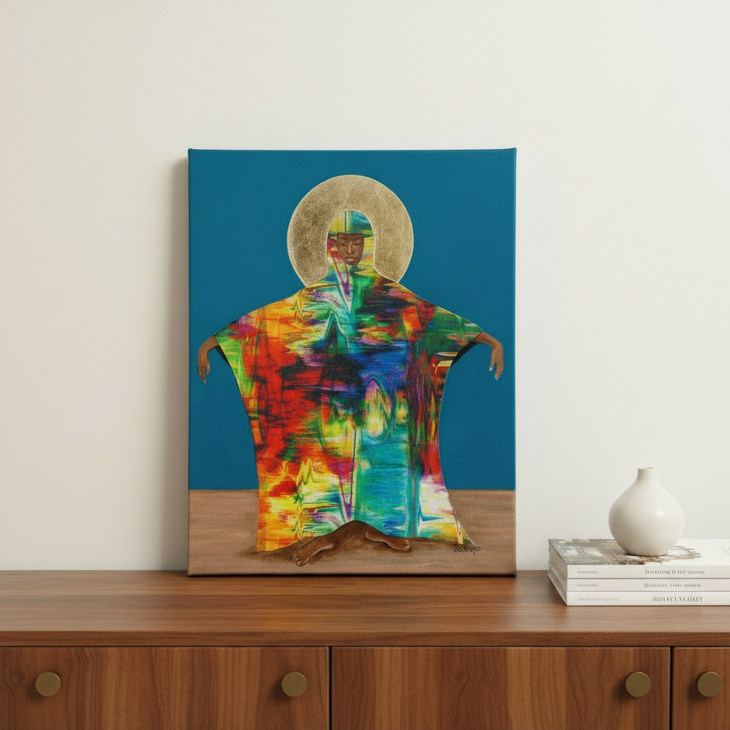 Black Mother Earth Art Print | African American Spiritual Wall Decor
