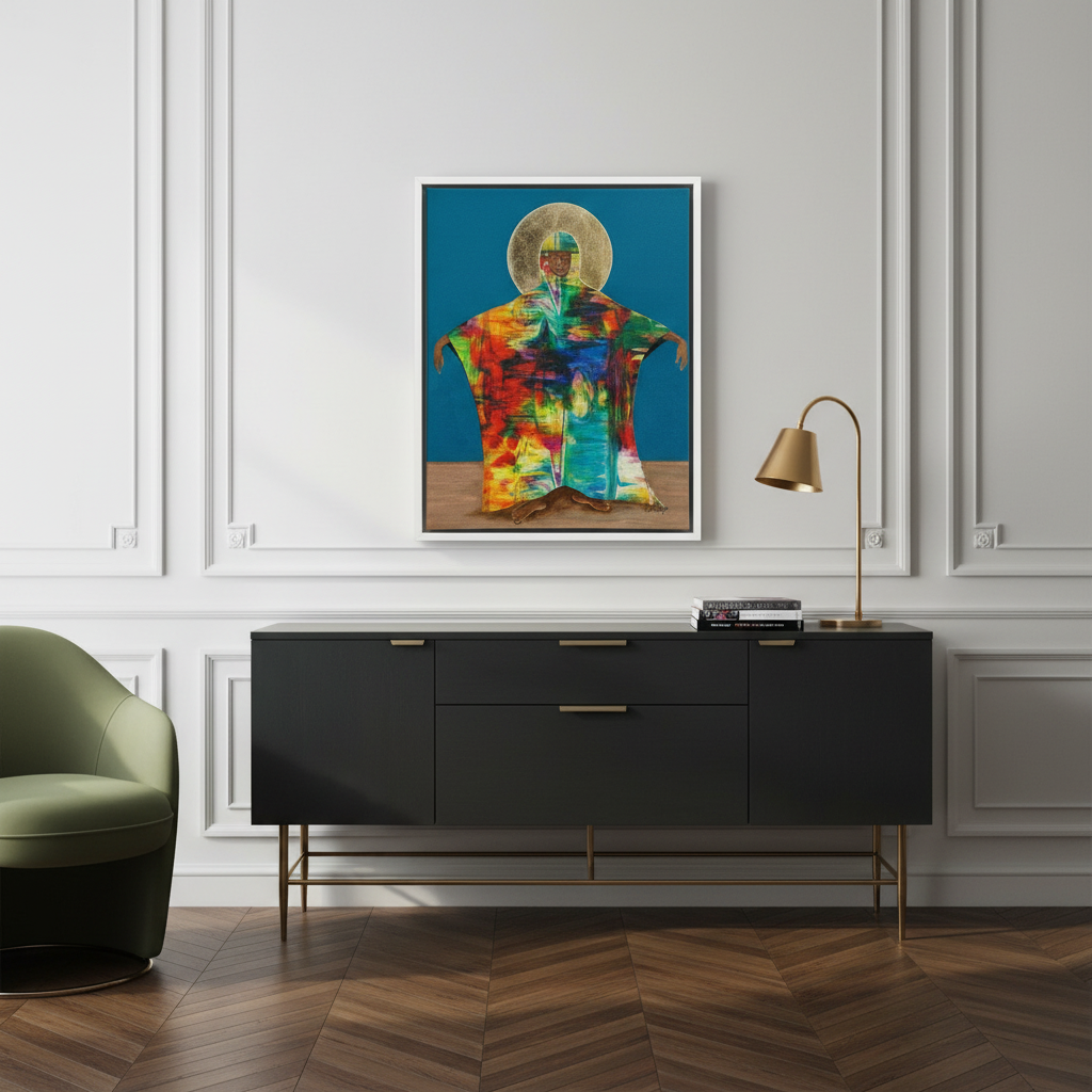 Afrocentric Framed Canvas Wall Art | African American Decor